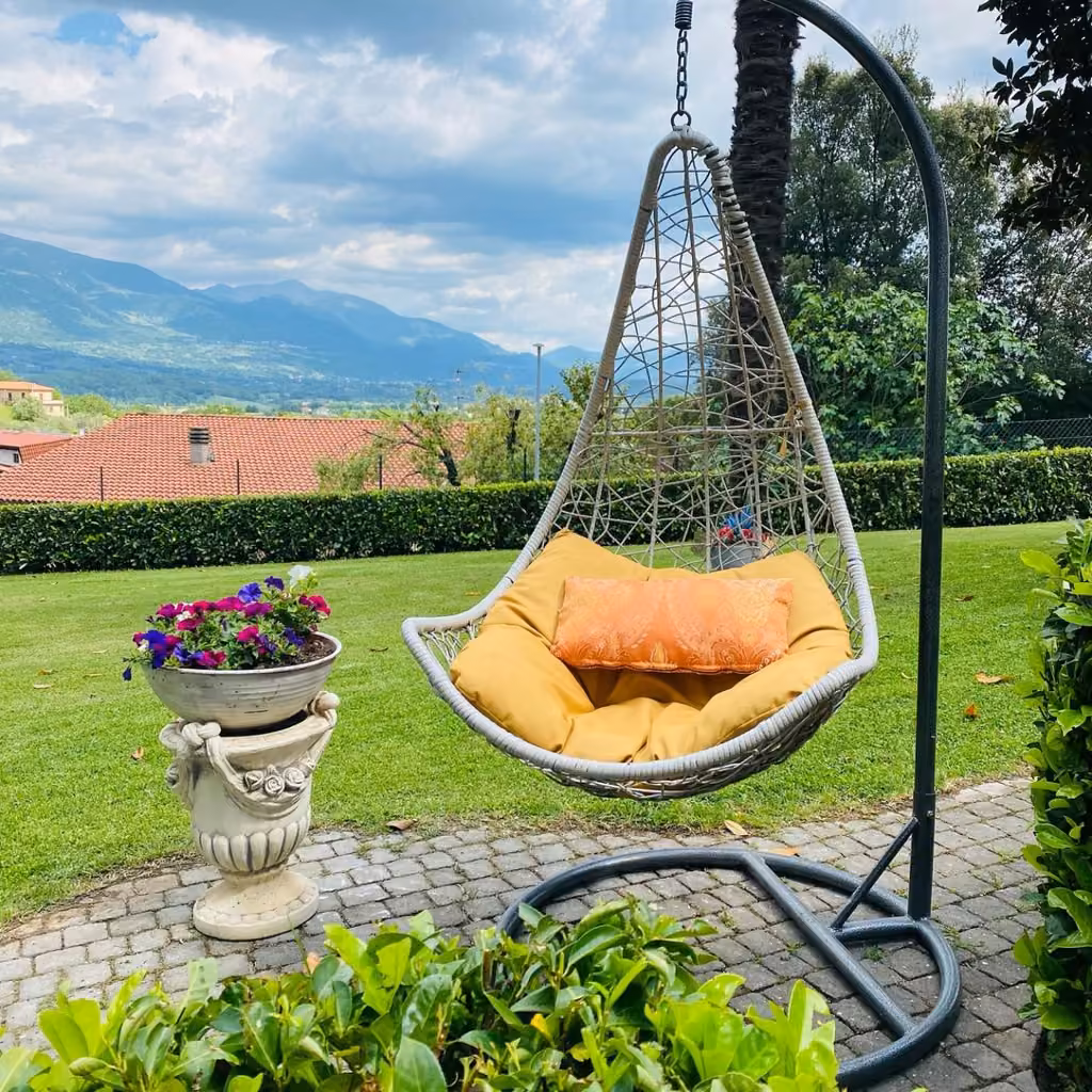 Angolo verde della tenuta ad Alvito