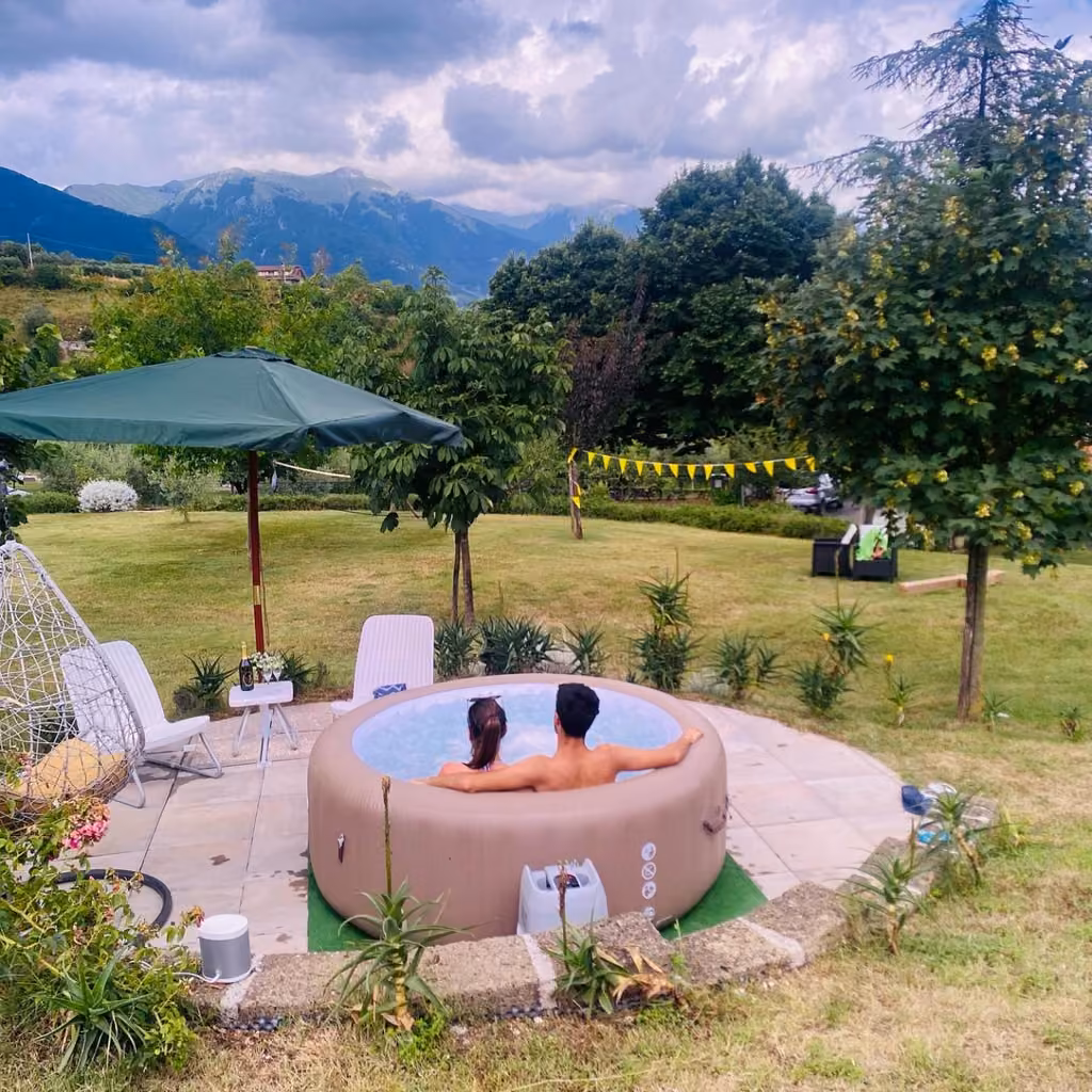 Natura intorno alla tenuta in Valle di Comino